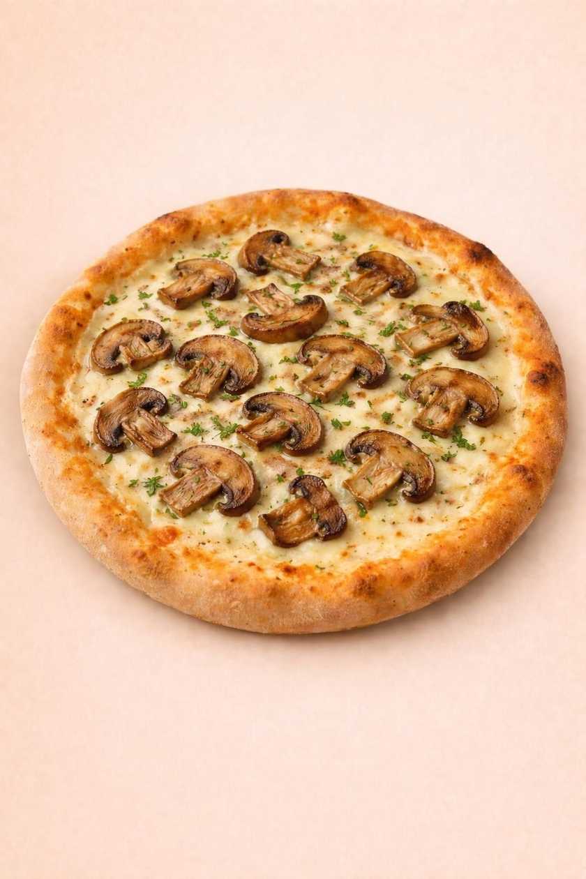 26. Pizza Funghi Bianca