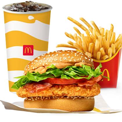 MENIU McCHICKEN BACON BBQ MARE