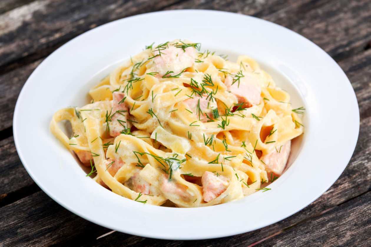 Tagliatelle with Smoked Salmon