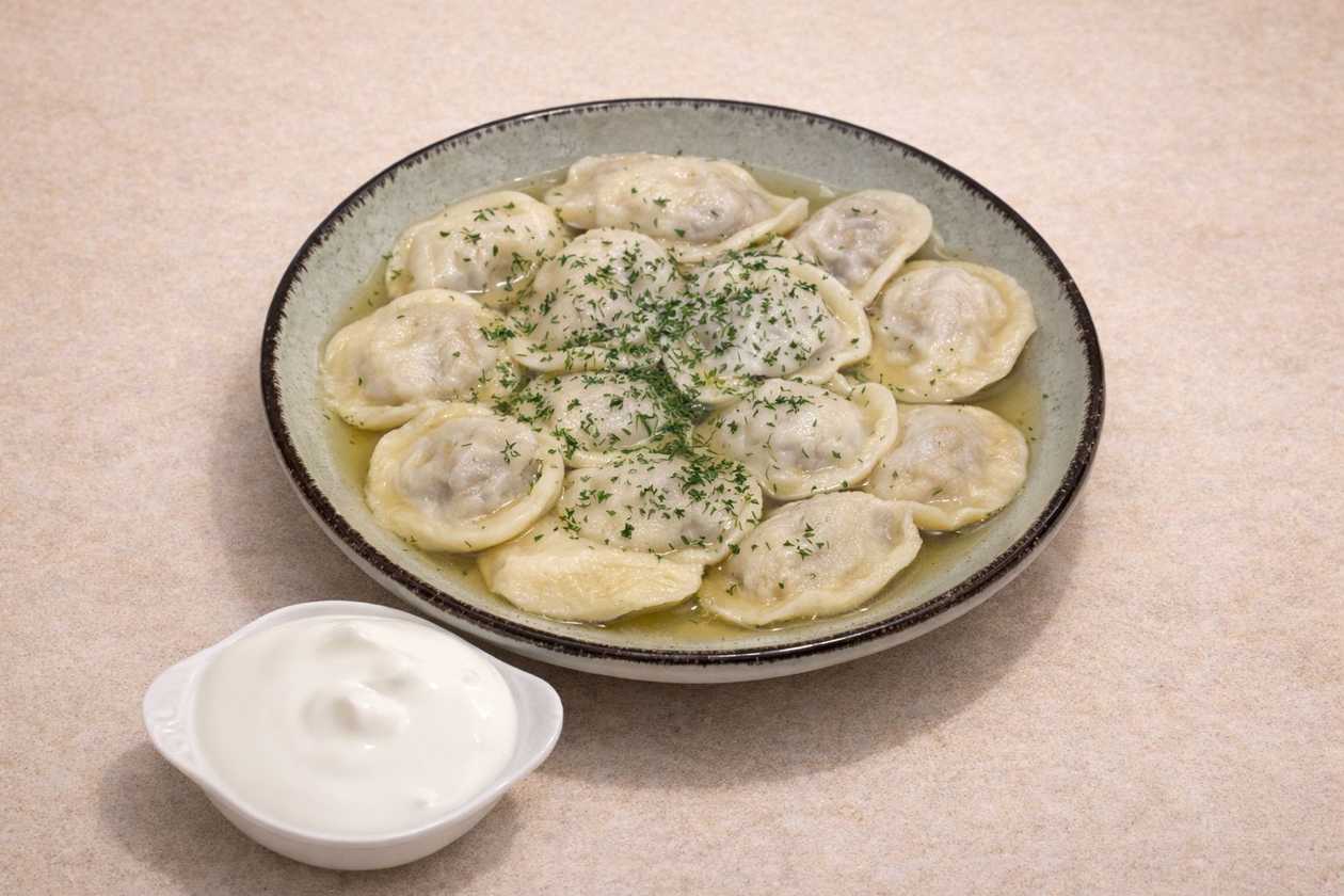 Dumplings With Beef And Bouillon