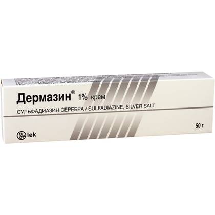 დერმაზინი კრემი 1% 50გრ ტუბი #1