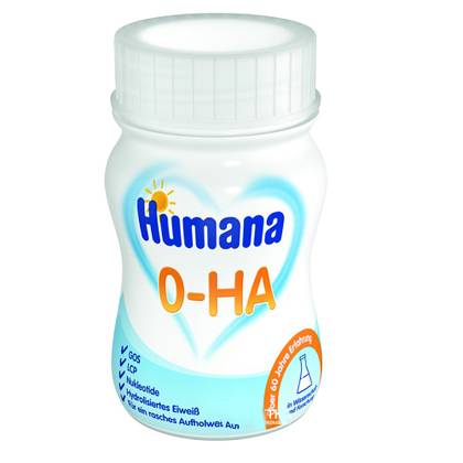 ჰუმანა - რძე O-HP ჰიპოალერგიული კვება /0თვ+/ 90მლ 1090/0412/3782