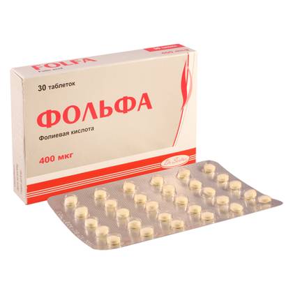 ფოლფა ტაბლეტი 0.4მგ #30