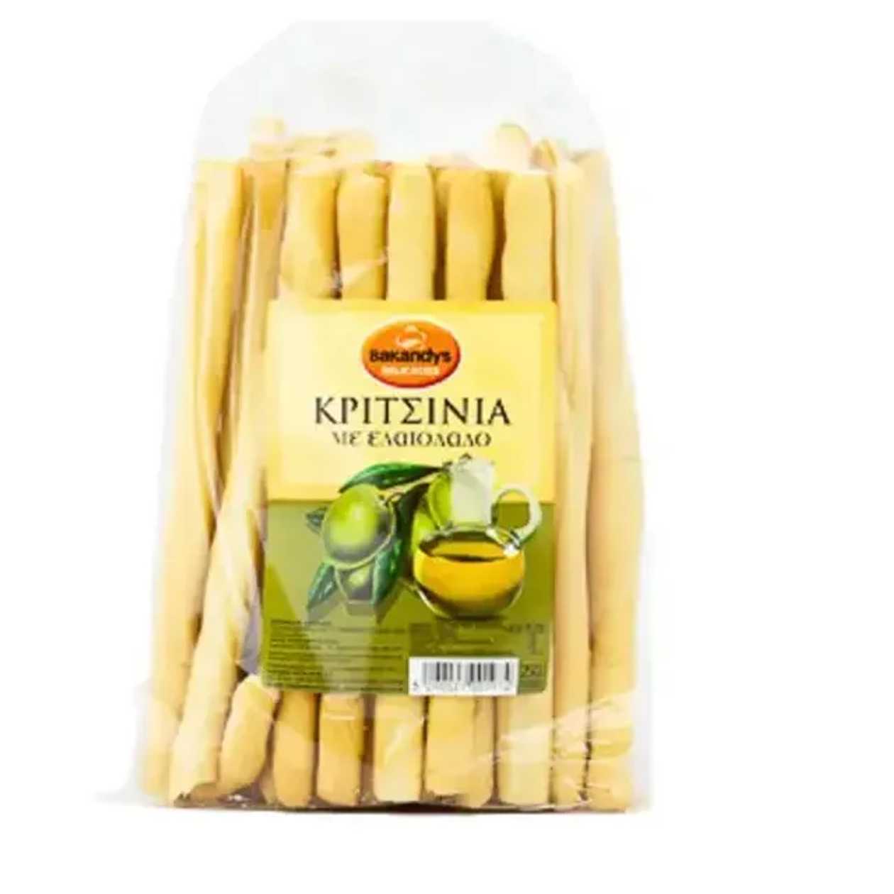 Bakandys Grissini Breadsticks With Olive Oil 250g