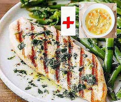 Combo PUI GRILL + CIORBA DE PUI CU TAITEI