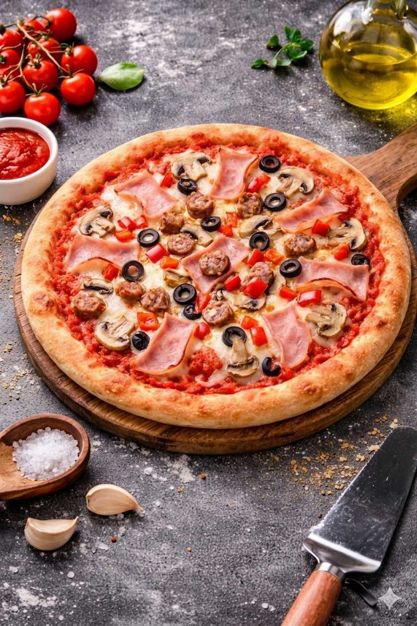 Pizza Quattro Stagioni Ø45cm