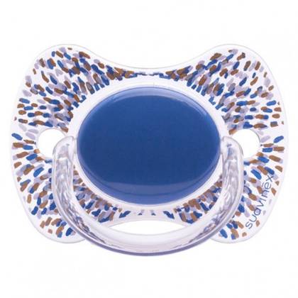 სუავინექსი - მატყუარა სილიკონის ფიზიოლოგიური პრემიუმი ცისფერი /6-18თვ/ 2098 #1