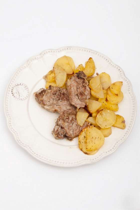 Lamb Tenderloin with Sicilian Potatoes