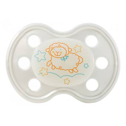 ბეიბი ნოვა - მატყუარა სილიკონის ღამის ფოსფორით /6-18თვ/ 2425 #1