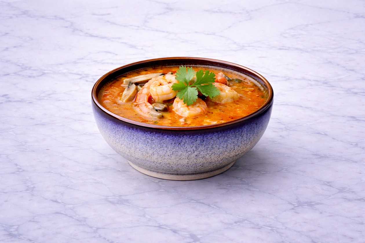A011 Tom yum with shrimp
