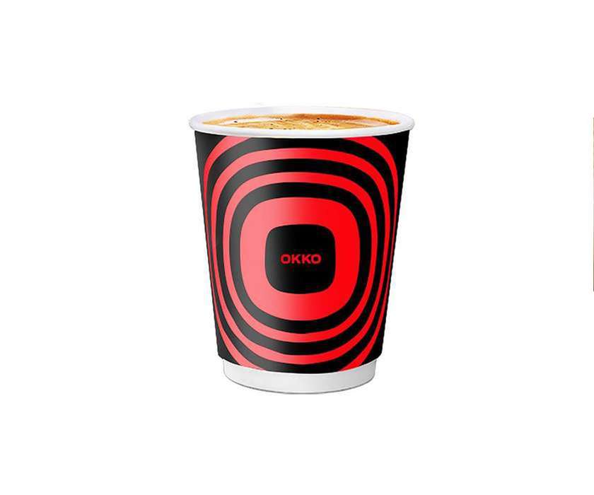 Americano XL with banana milk