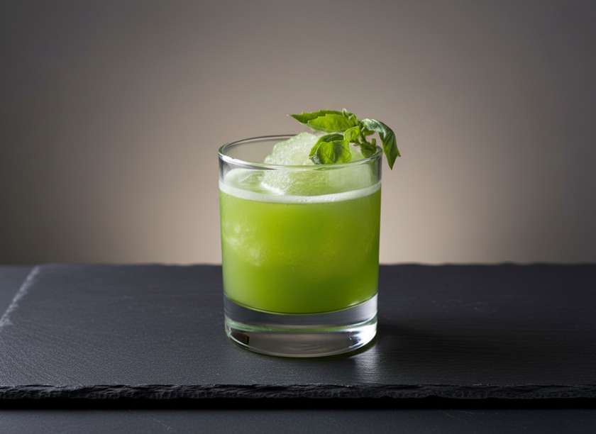 Basil Smash Cocktail (Non-Alcoholic)