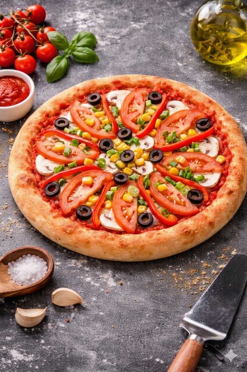 Pizza Vegetariana De Post Ø45cm