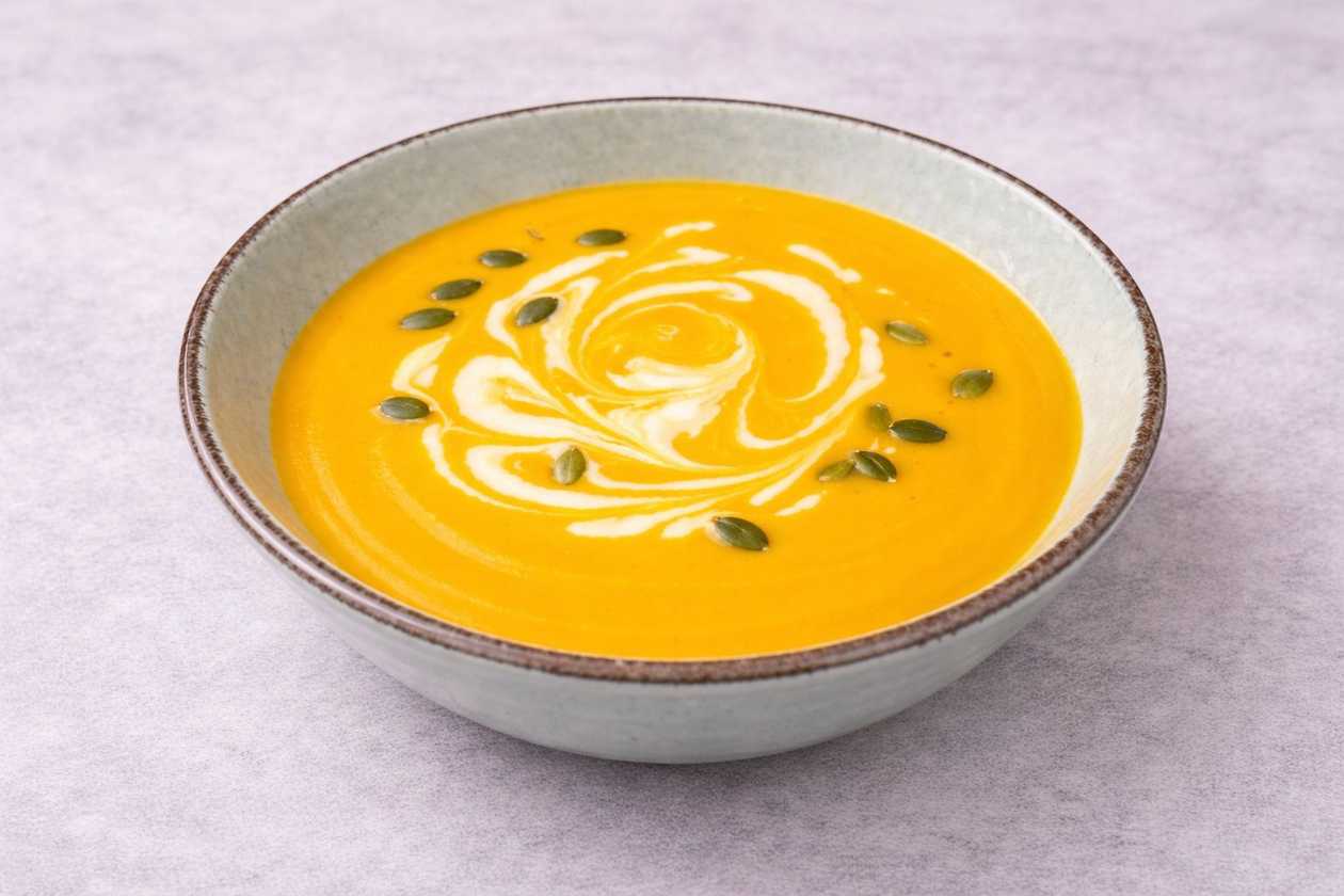 Pumpkin cream-soup