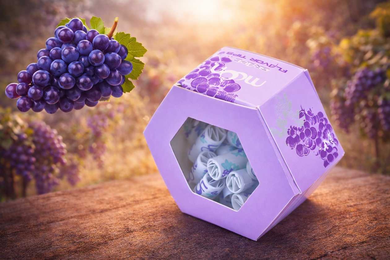 Moon Flavor Tips 7*18mm (20 əd) - Üzüm