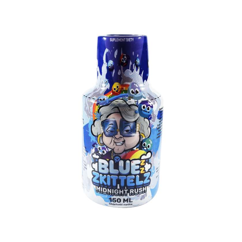 Shot Babcia Marysia Blue Zkittelz Midnight Rush 150 ml