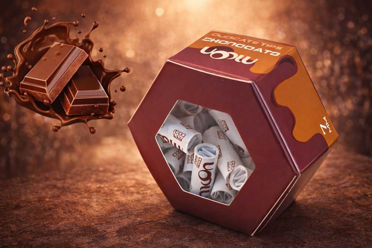 Moon Flavor Tips 7*18mm (20 əd) - Şokolad