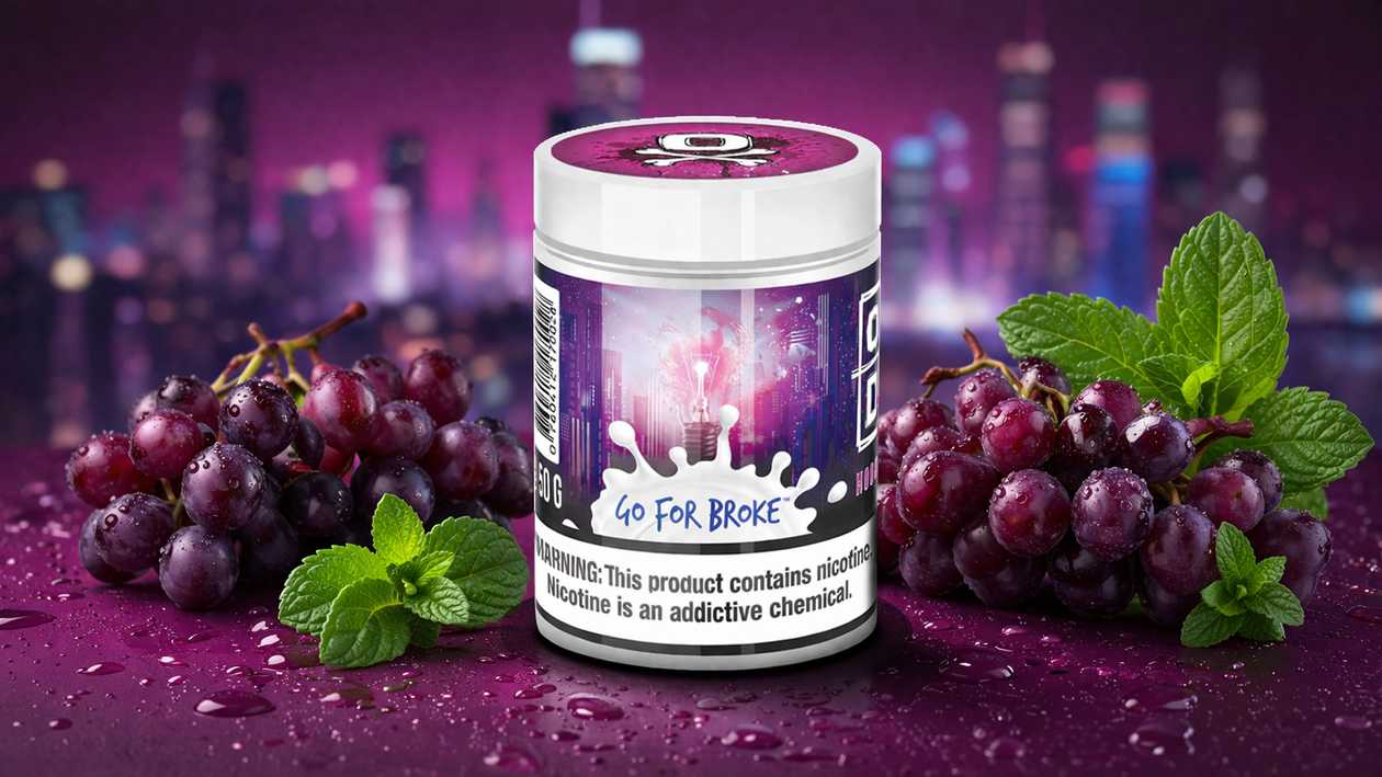 Overdozz 50qr  Go For Broke (Üzüm+Sərin  Nanə)