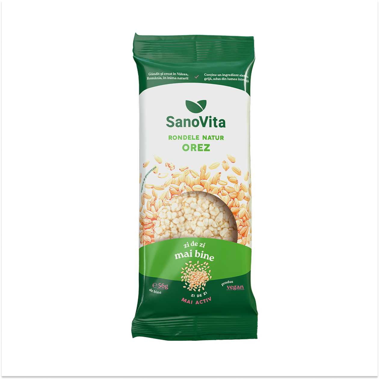 Sanovita, Simple Rice Rounds, 56 g
