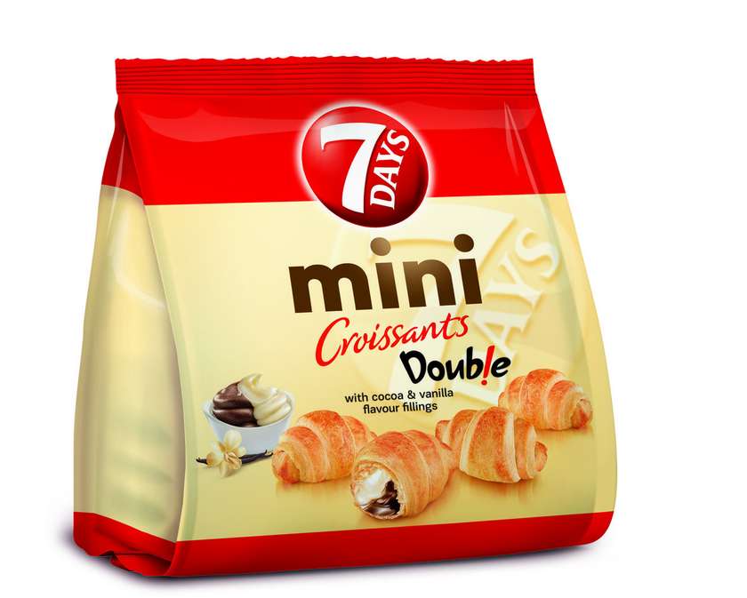 Raguoliai 7DAYS MINI su kakavos ir vanilės skonio įdaru, 185 g
