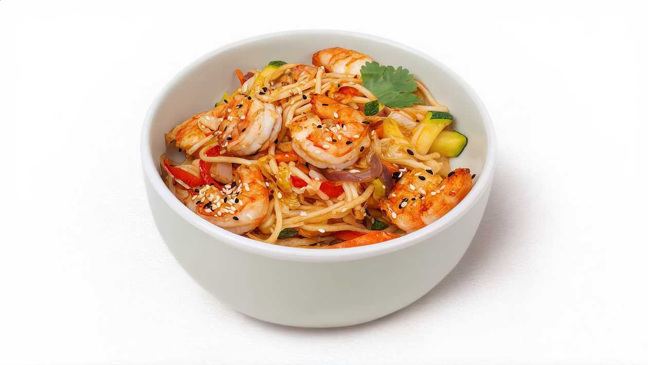 521.Wok with Shrimps