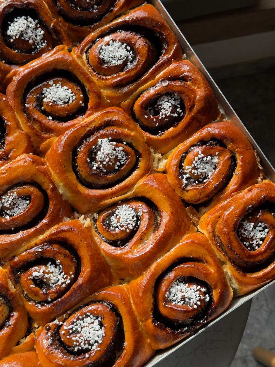 Poppy Seed Roll with Chocolate