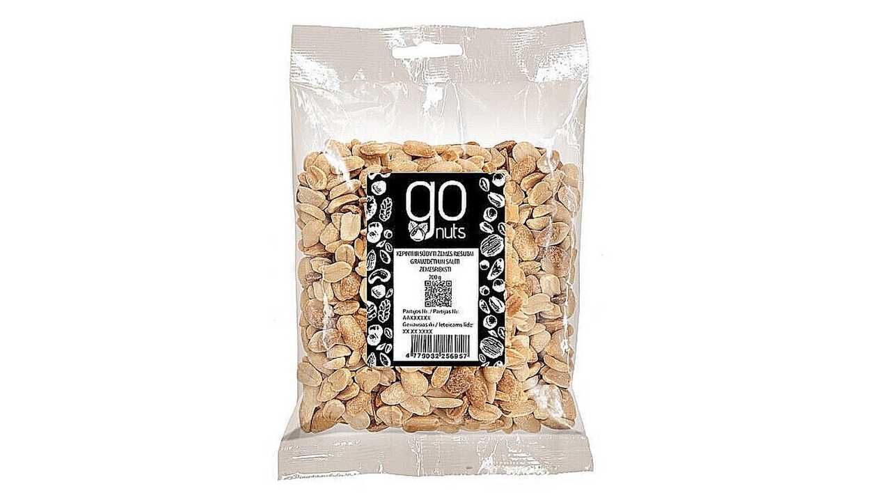 Žemės riešutai GO NUTS kepinti ir sūdyti, 200 g