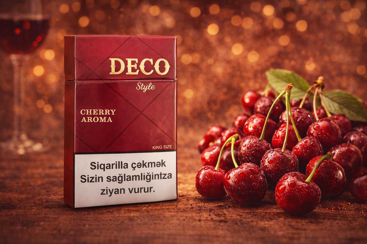 Deco Cherry Aroma Siqarilla - Vişnə