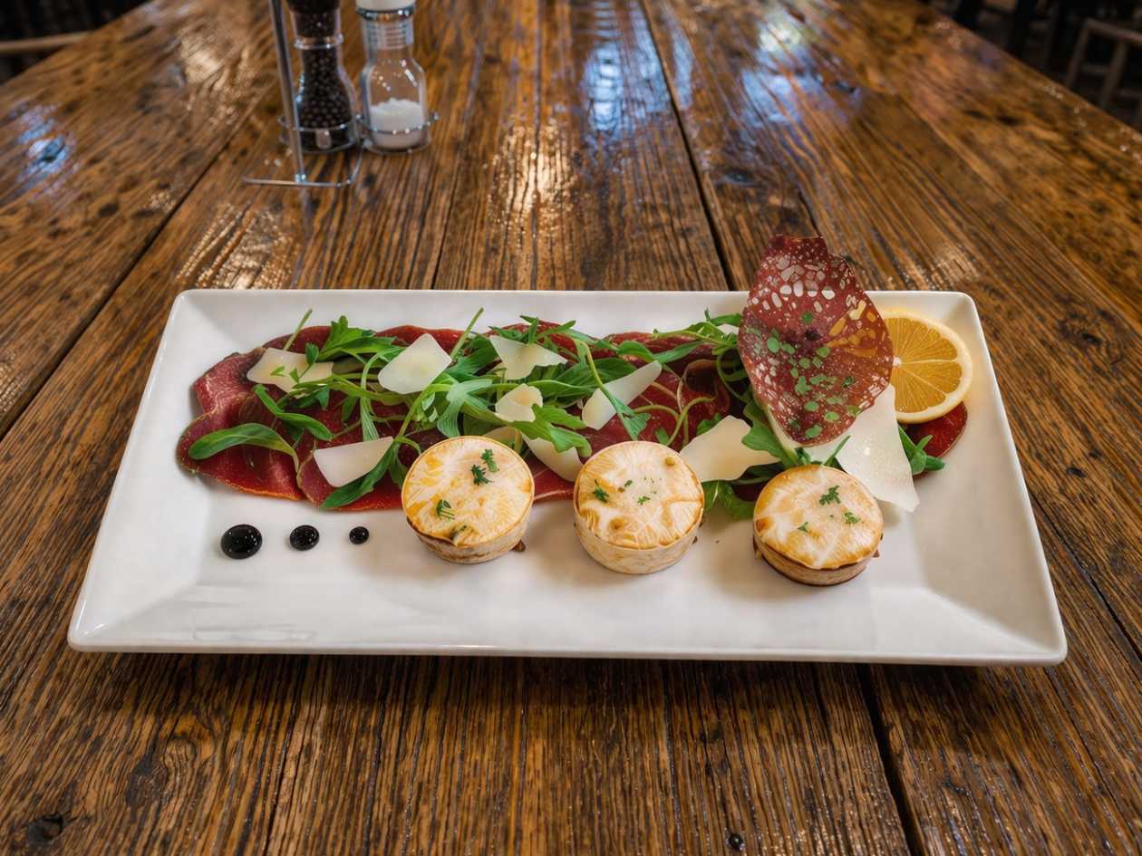 2. 100g Carpaccio di manzo