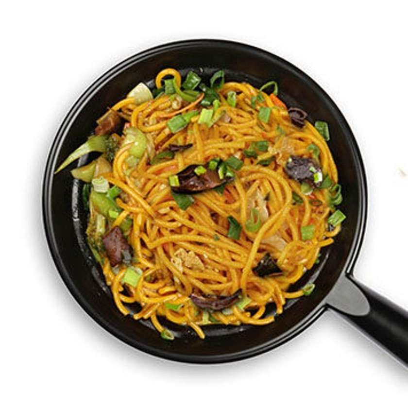 141. Lo Mein noodles with mushrooms