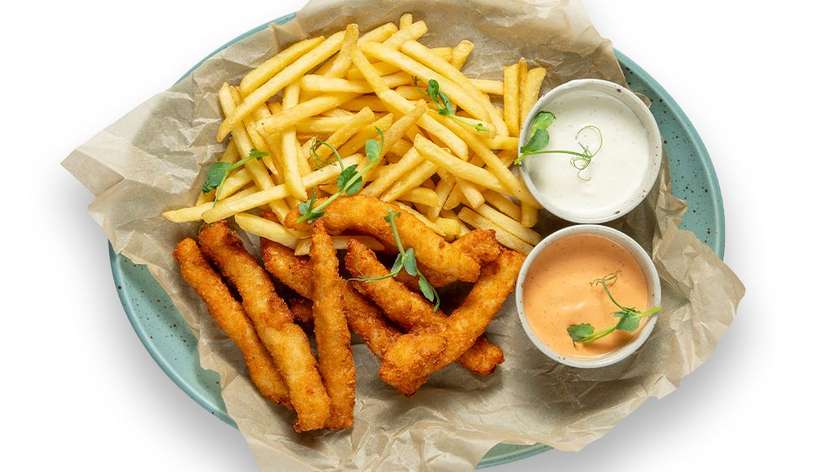 Panko-crusted chicken tenders