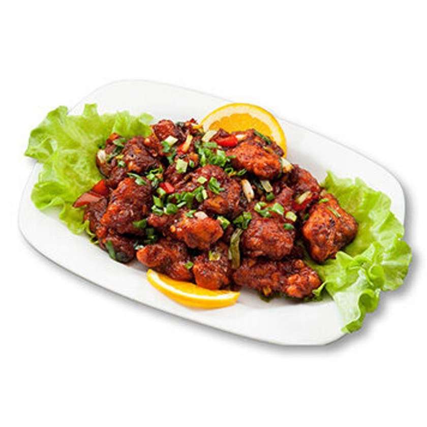 2. Crispy chicken with chili and celery 🌶️