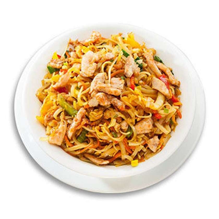 126. Rice noodles with shrimps