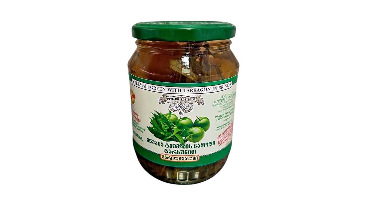 Frutti di tkemli verdi con dragoncello 720g