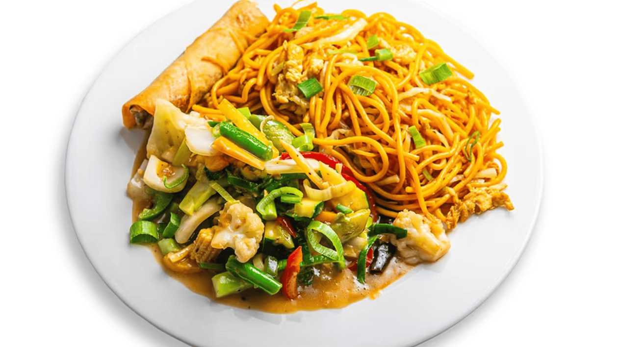 718. Chinese lunch with vegetables