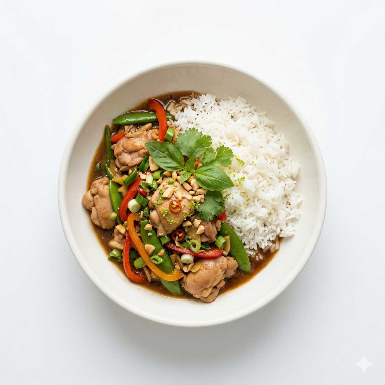 16. Kuře po Thajsku s Rýží