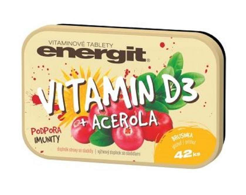 Energit Vitamin D3+acerola 42 tablets