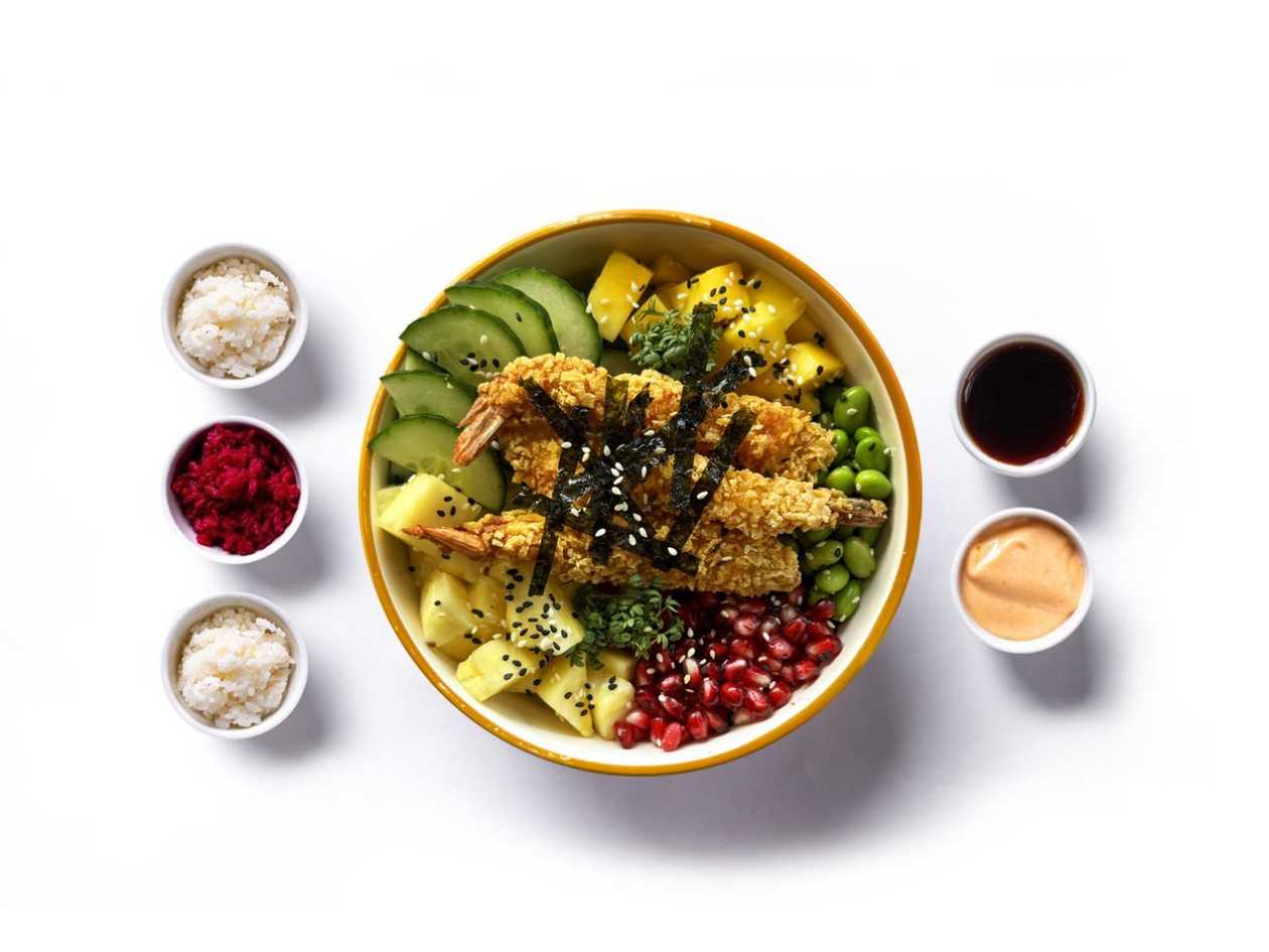 Queen s krevetami v tempure