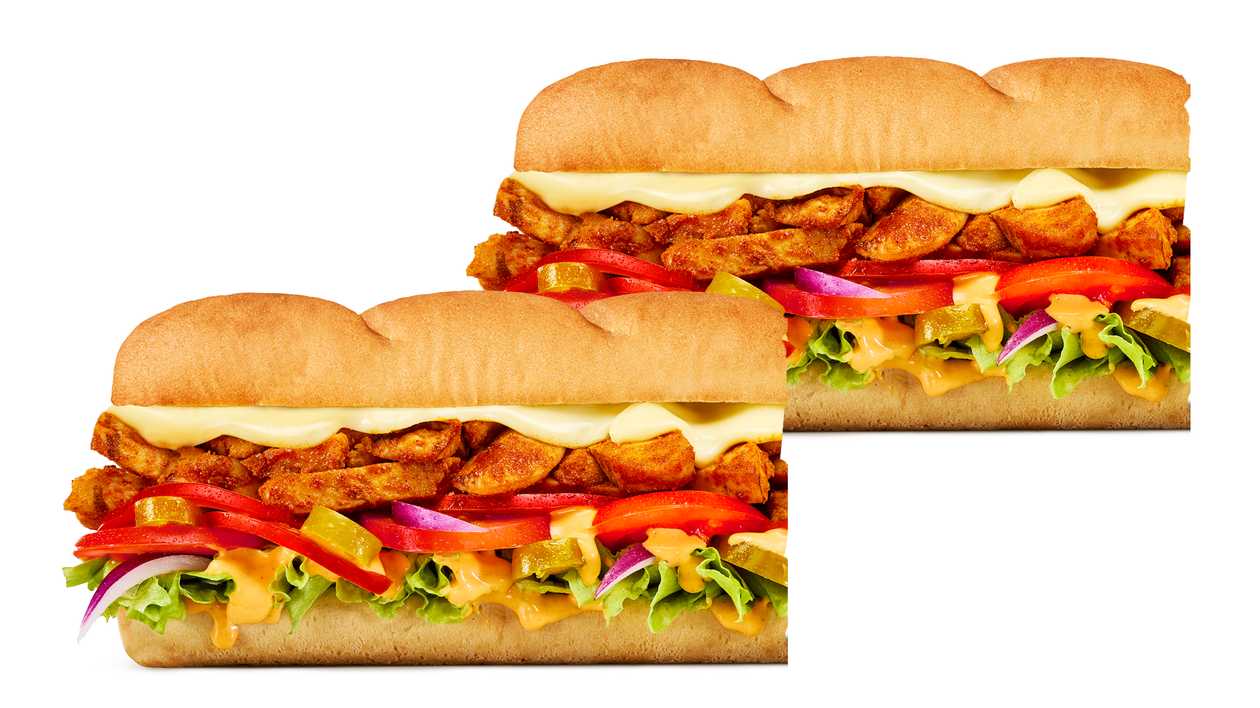 Sub 30cm Kurczak Fajita