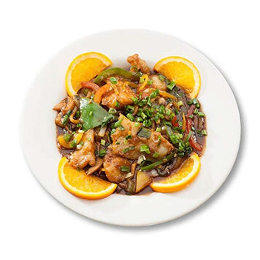 95. Fish in spicy garlic sauce 🌶️