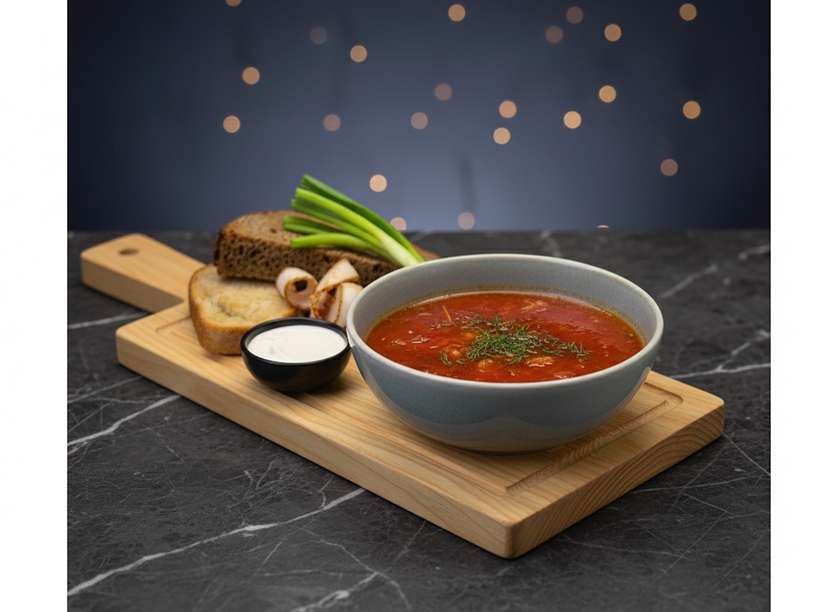 Borscht with Salo