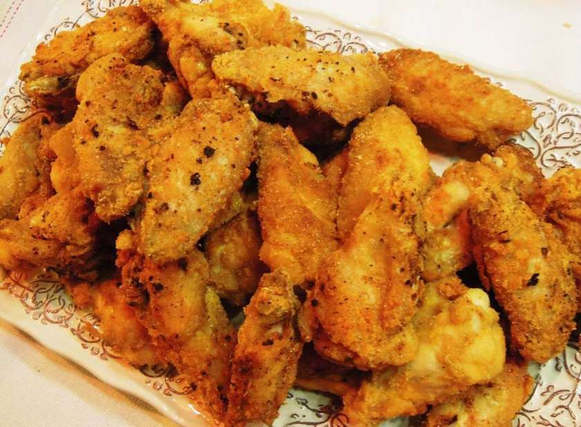 Asas de Frango Fritas