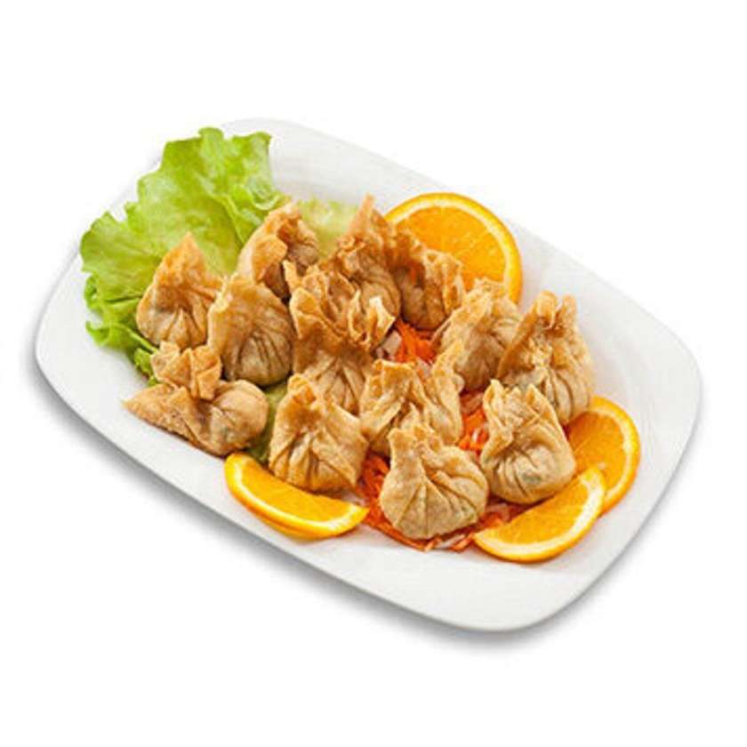 10. Fried dumplings with chicken