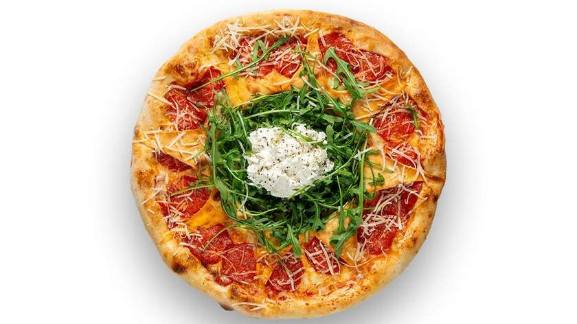 Special pepperoni & burrata 30 cm