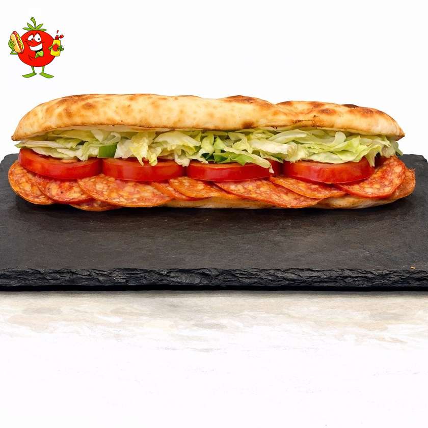 Spicy Salami Focaccia