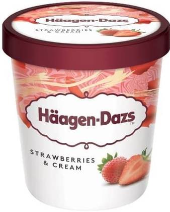 Häagen-Dazs Strawberries & cream 95ml