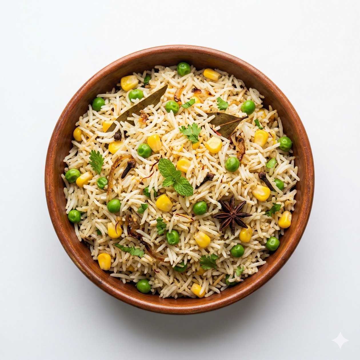 Peas Corn Pulao