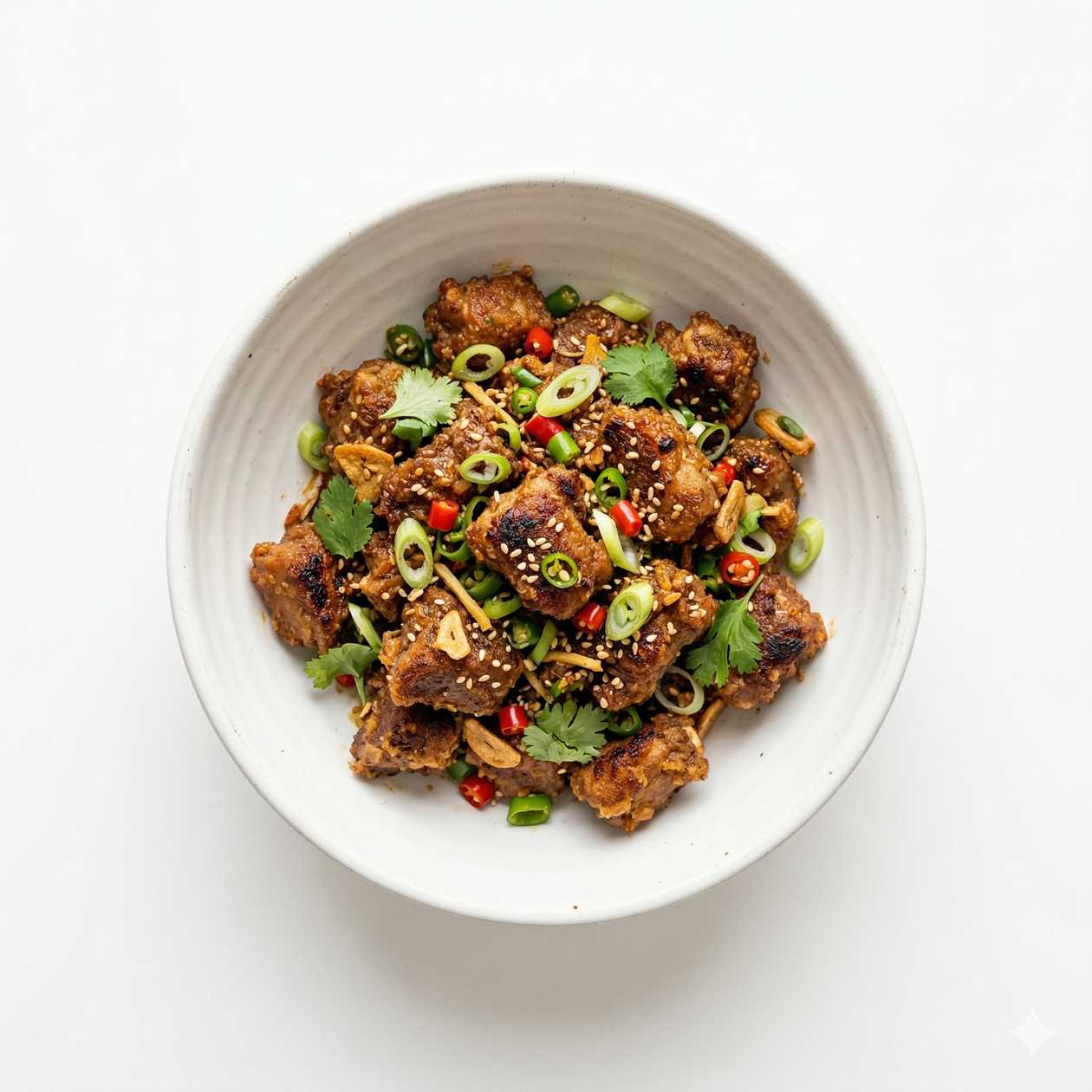 Crispy Congee Lamb