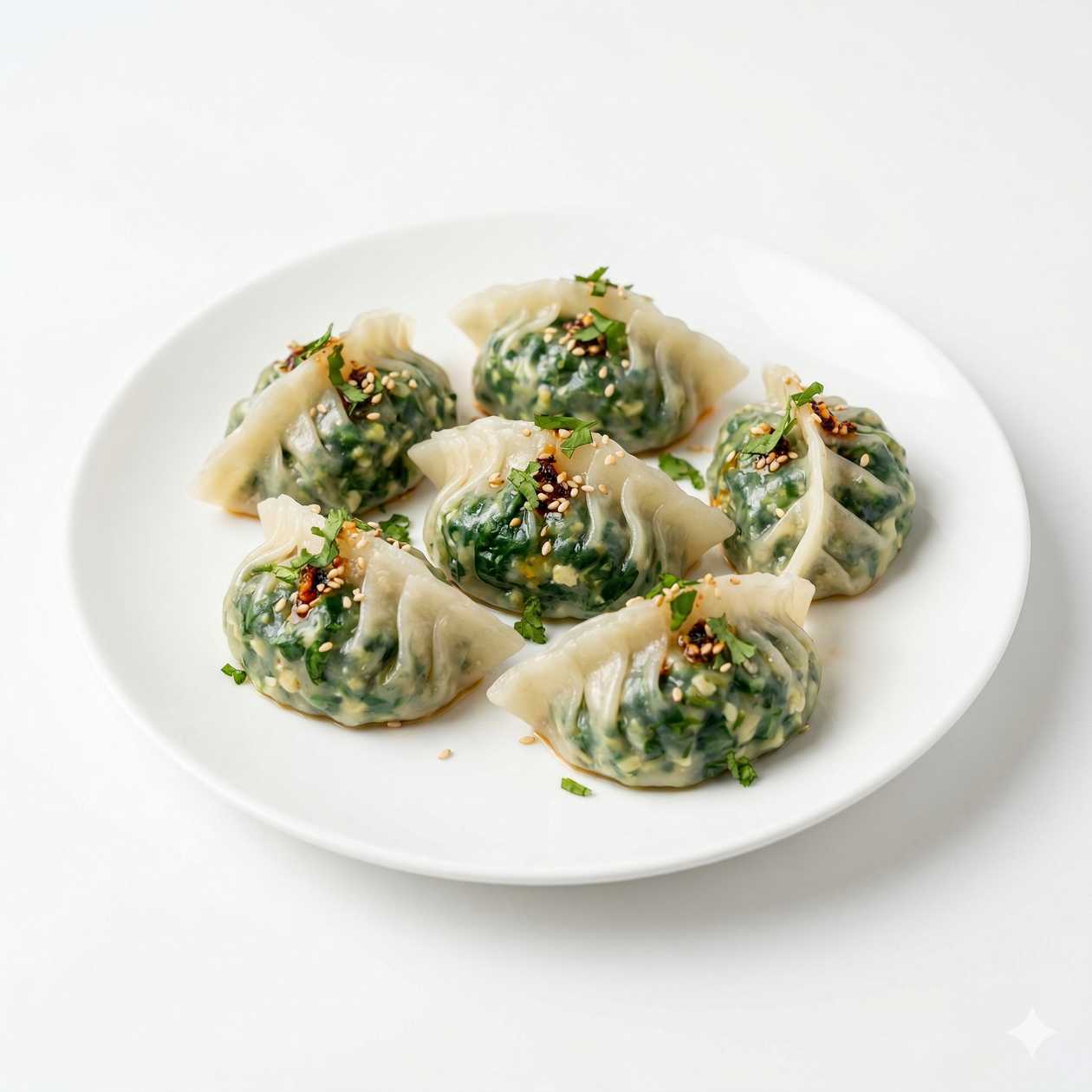 Thai Spinach Tofu Dumpling