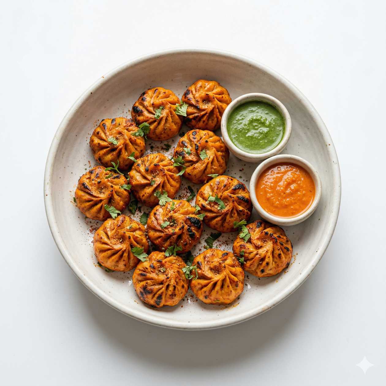 Corn and Spinach Dumpling